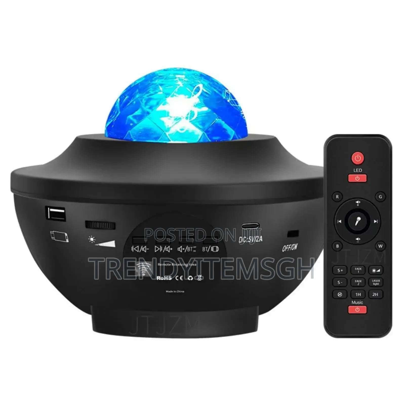 Remote Control Night Light Projector