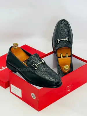 Premium Leather Louboutin Shoe Black