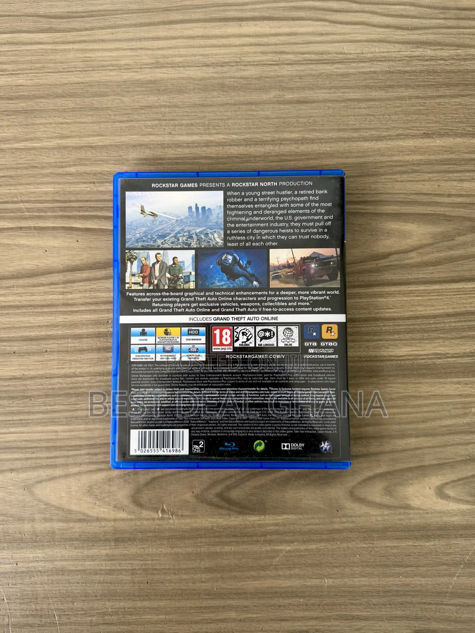 Grand Theft Auto v Playstation 4 Cd