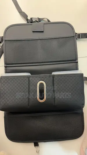 Multi-Functional Car Seat Back Organizer With Foldable Tray