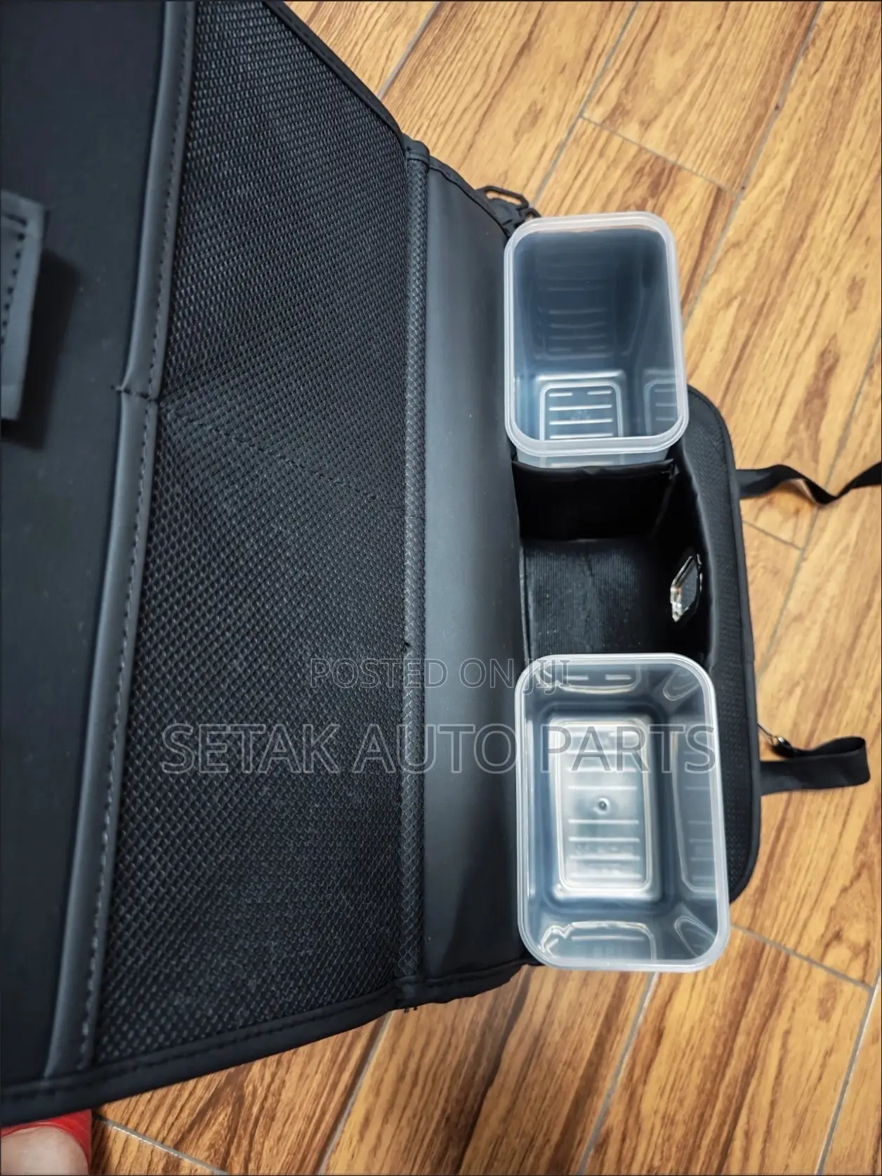 Multi-Functional Car Seat Back Organizer With Foldable Tray