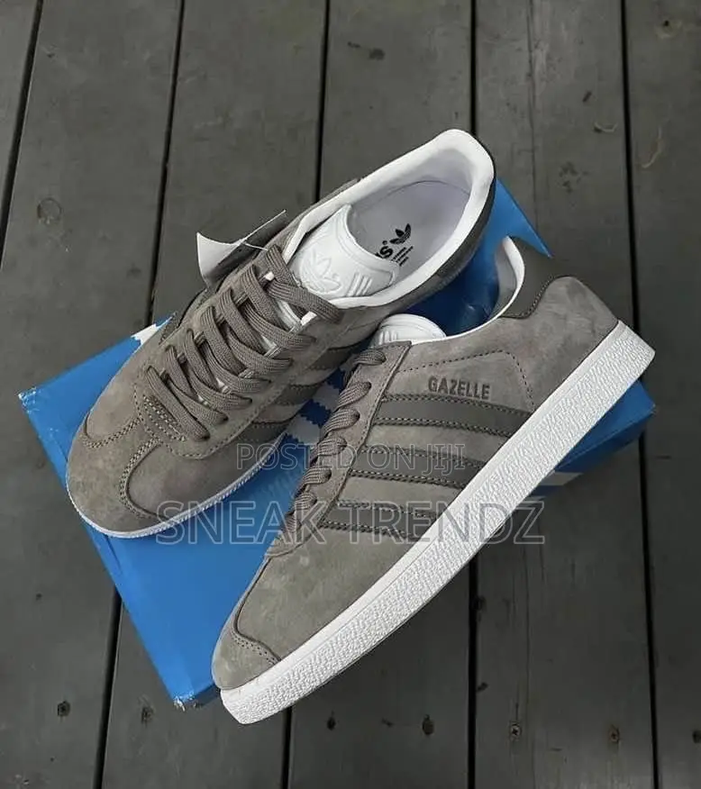 Adidas Gazelle Deep Grey White