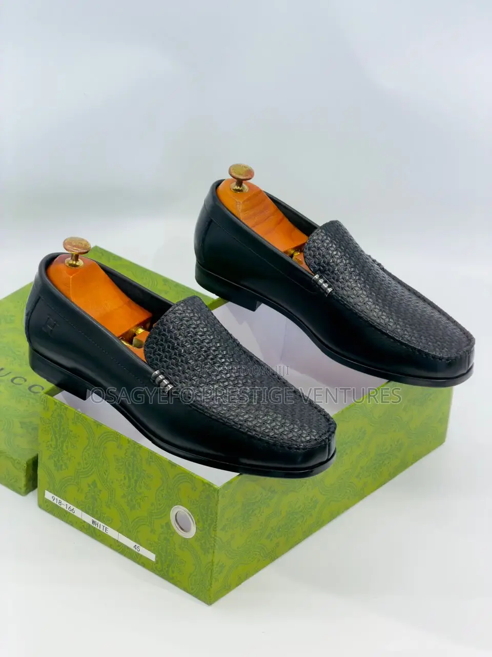 Premium Leather Hermes Shoe Black