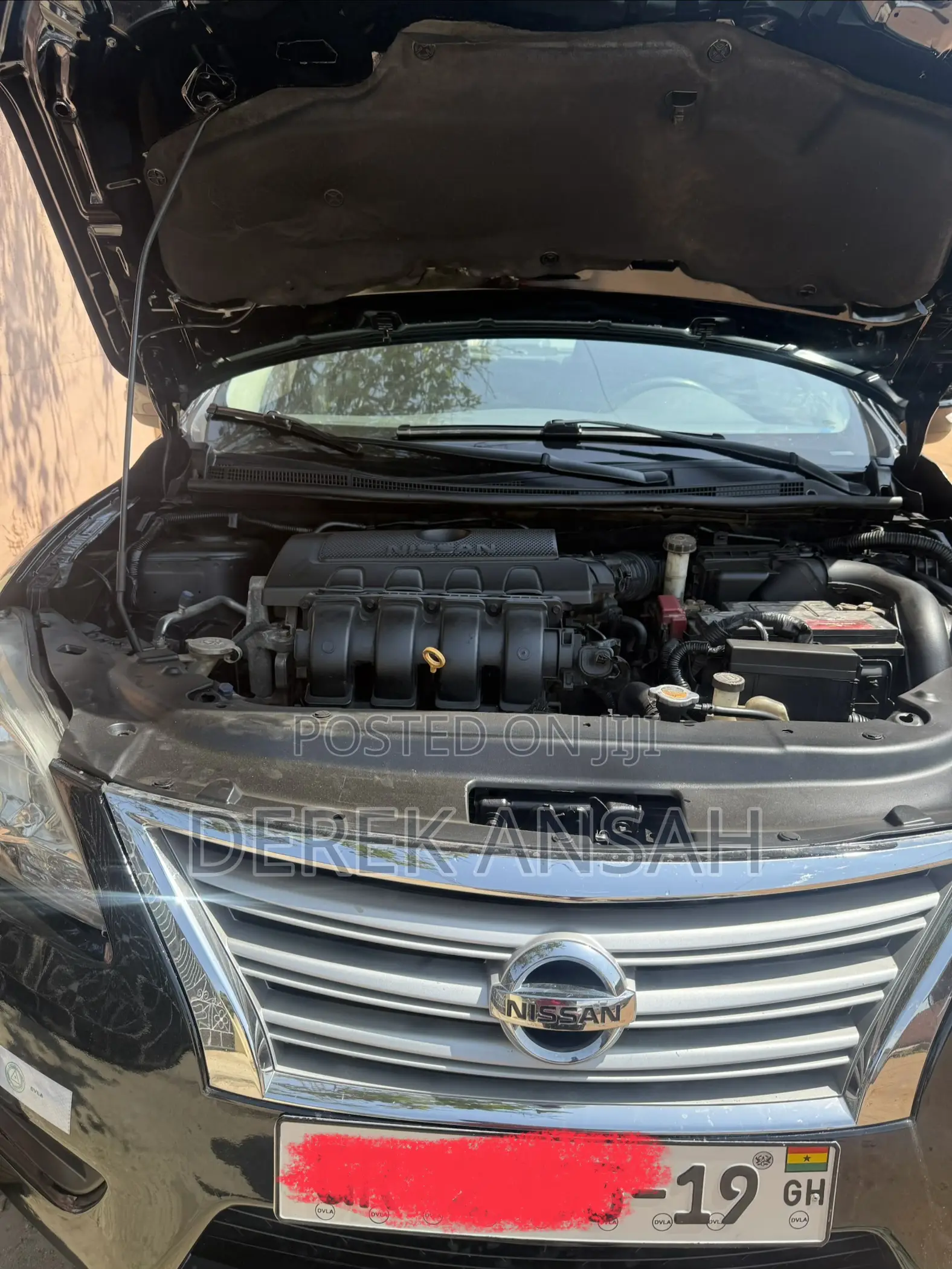 Nissan Sentra SV 4dr Sedan (1.8L 4cyl CVT) 2015 Black