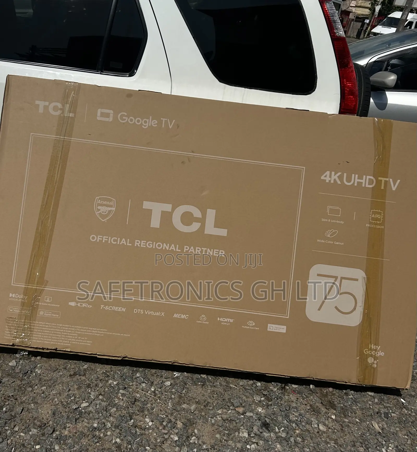 Ultra Modern P755 Led Android Frameless TCL Uhd Smart 75 Inch Tv