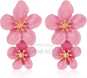 Hibiscus Waterfall Earrings