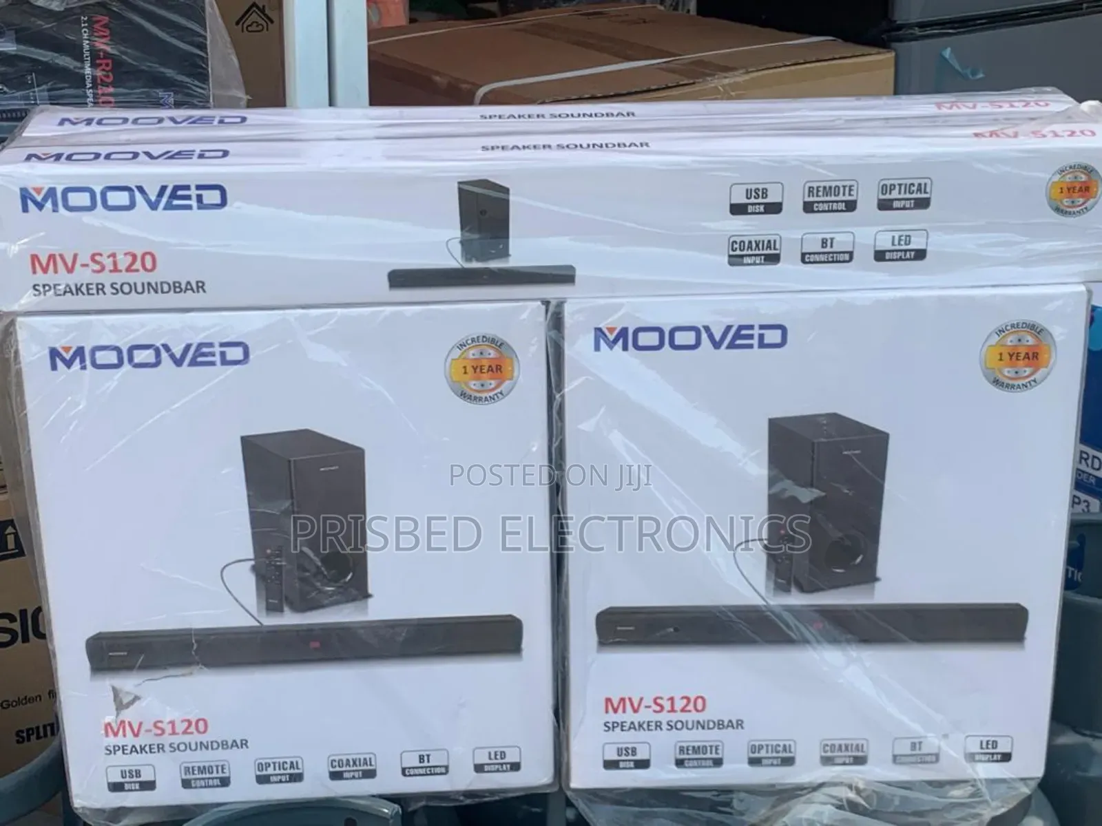 Mooved Durable Soundbar Speaker Mv- - S120