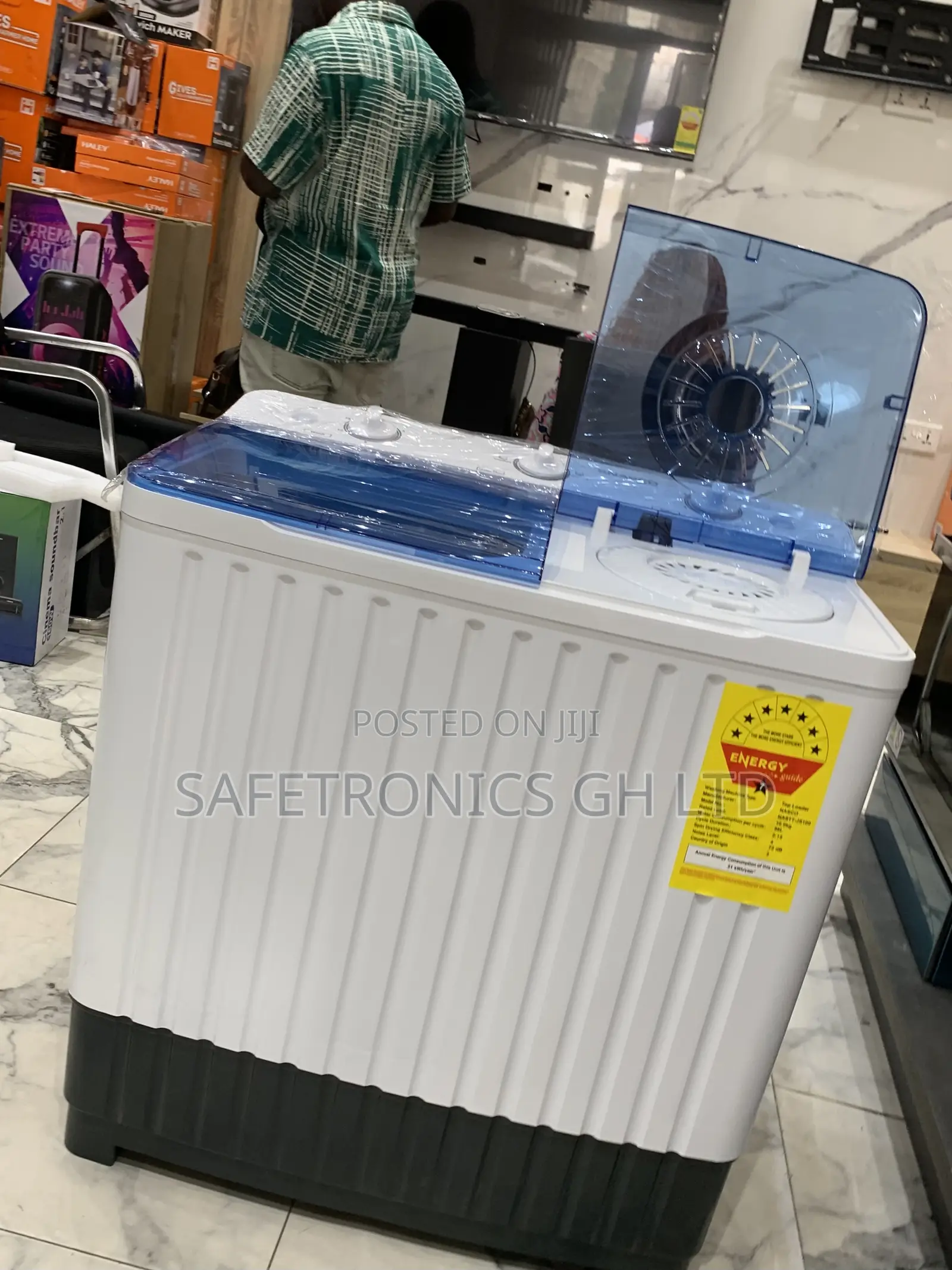 Just Grab 10kg Electric White Topload Nasco Washingmachine
