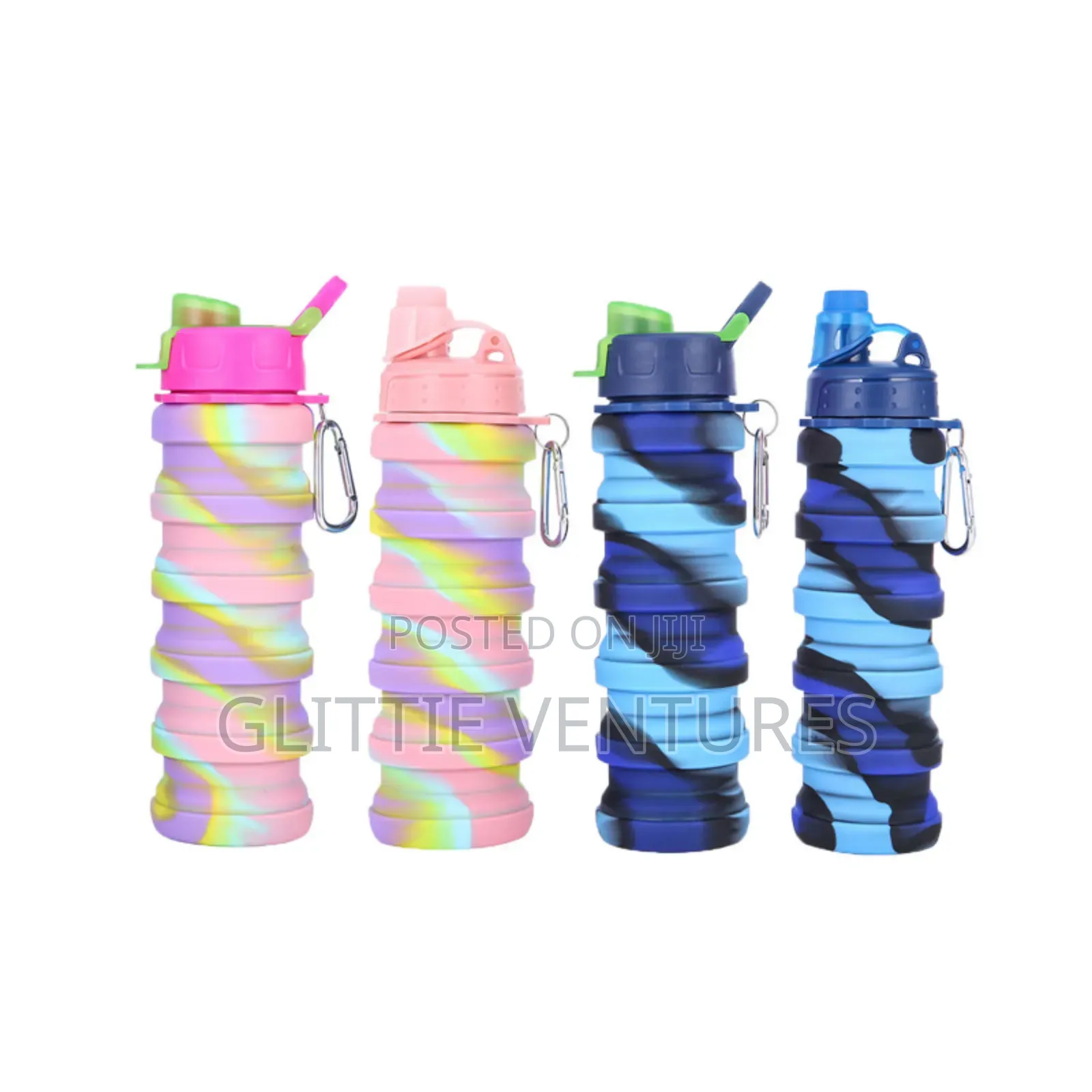 Foldable Silicon Water Bottles
