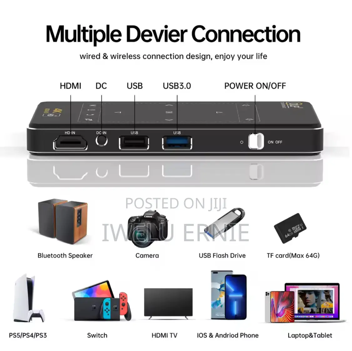 DLP Smart Android Mini Projector