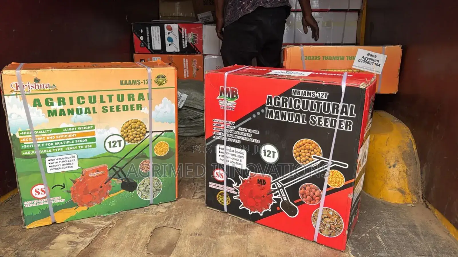 Roller Seed and Fertilizer Planter