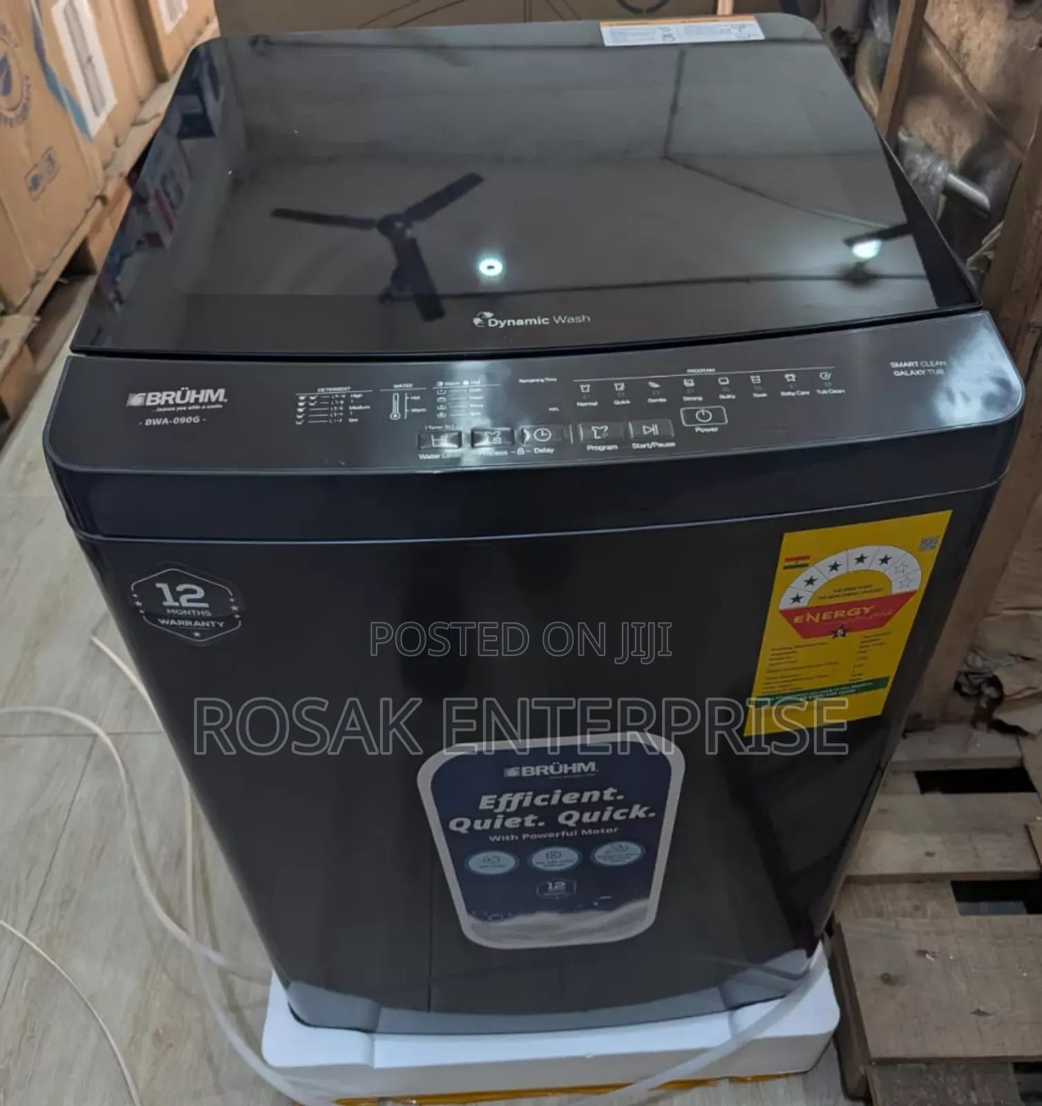 Bruhm *9kg* Top Load Fully Automatic Washing Machine