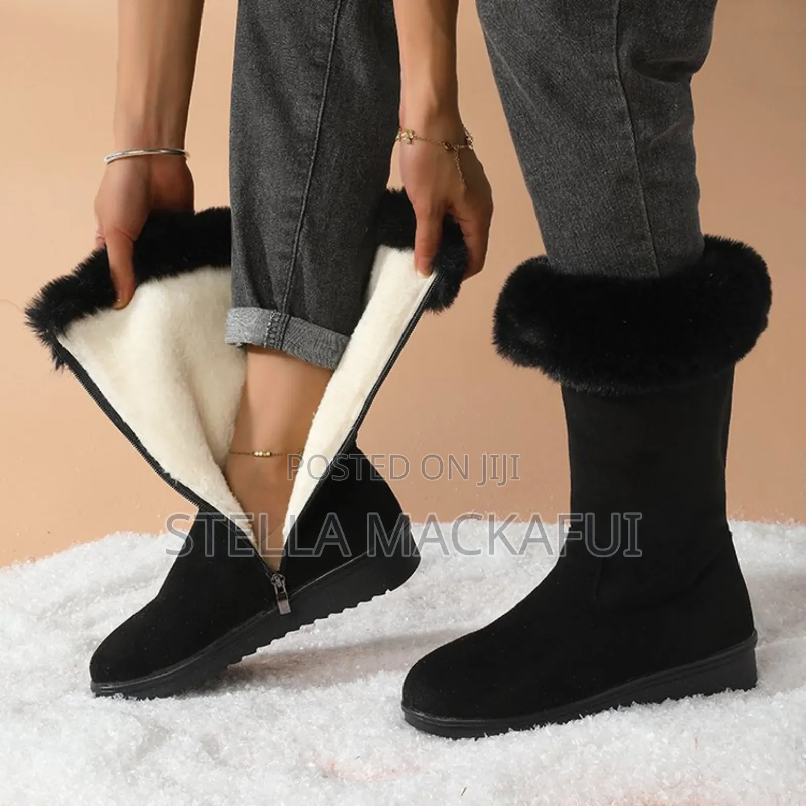 Ladies Mid Calf Winter Boots Sizes 38-41 Only