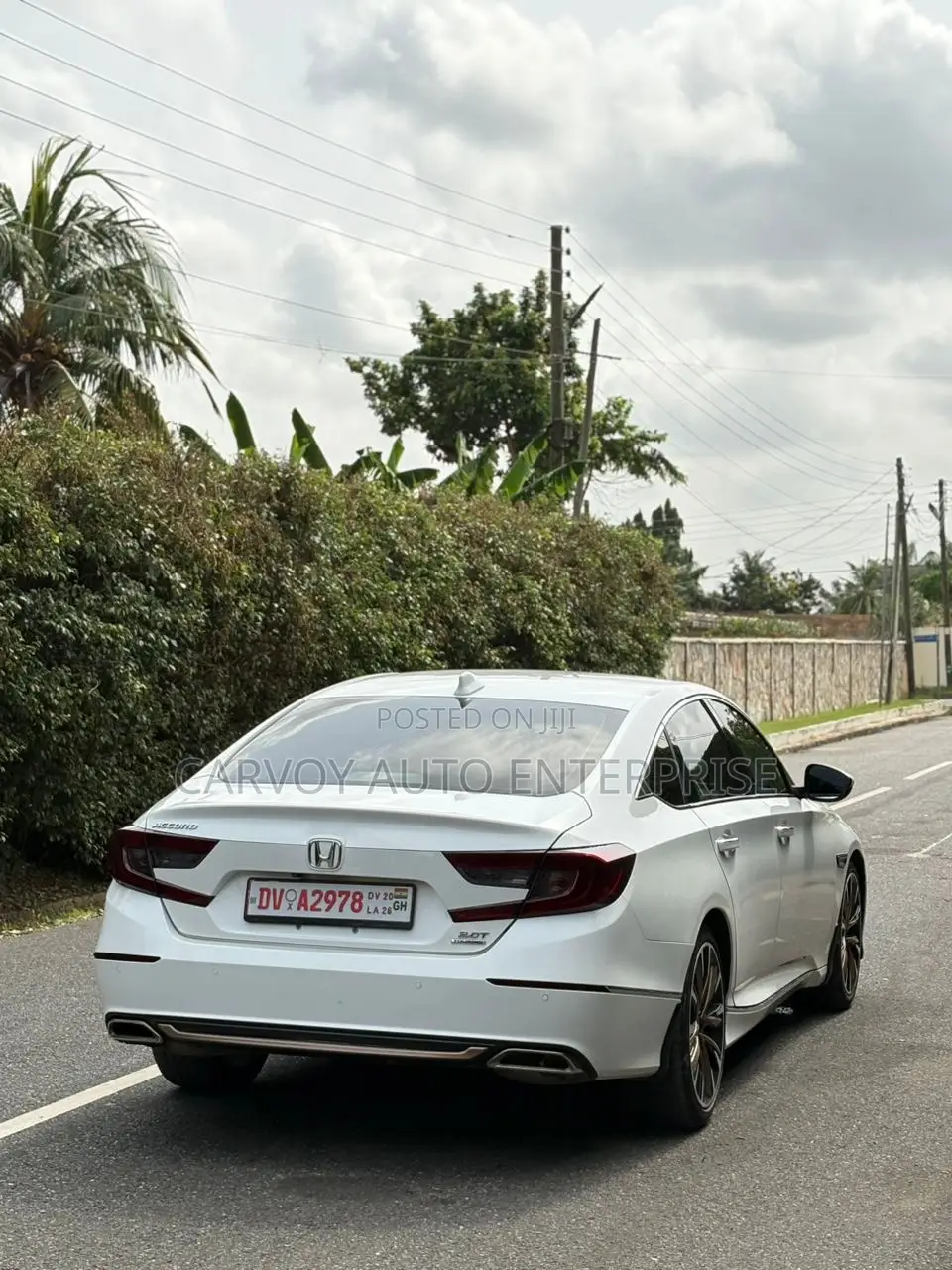 Honda Accord Sport (2.0L 4cyl Turbo 10A) 2019 White