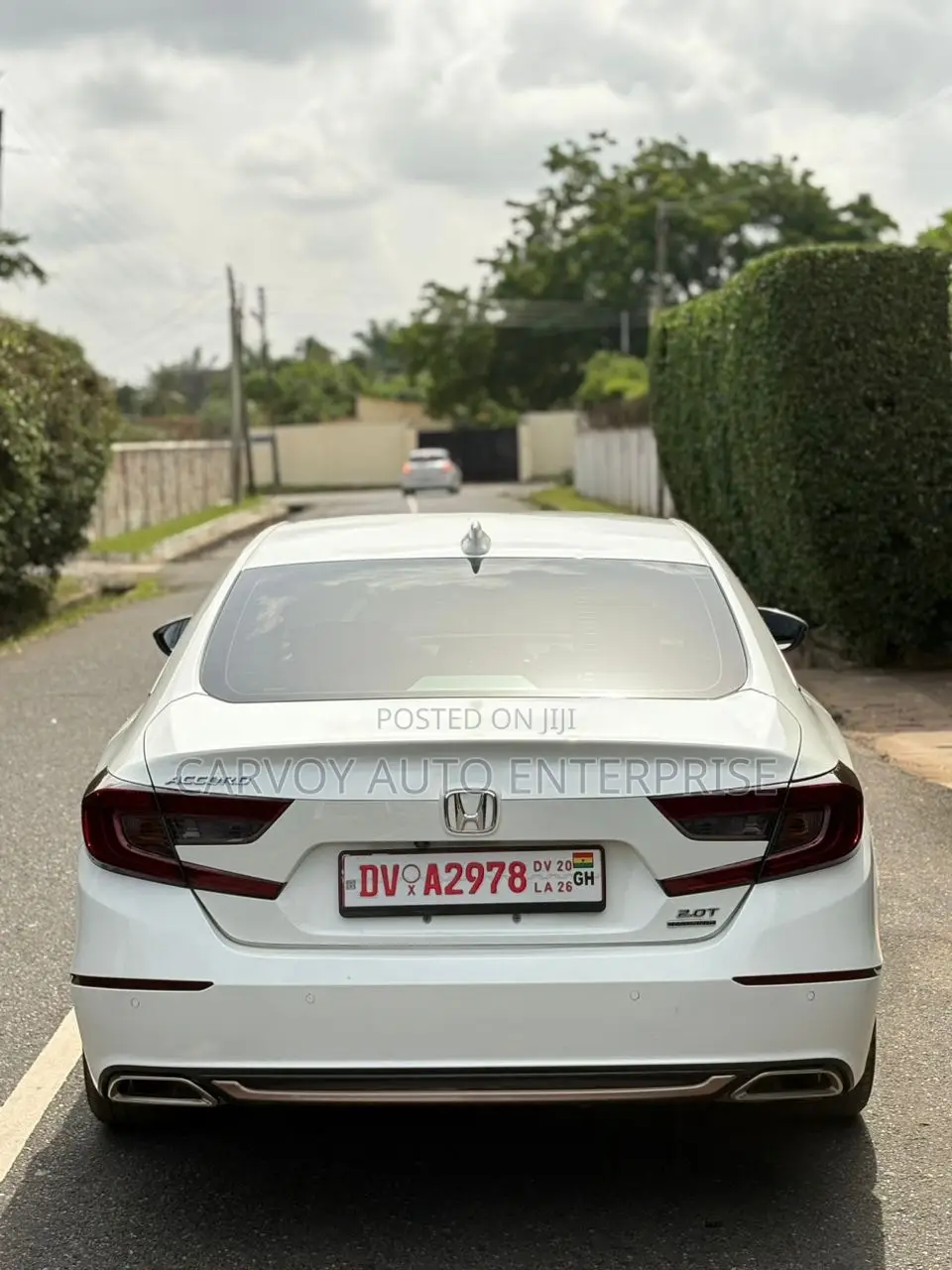 Honda Accord Sport (2.0L 4cyl Turbo 10A) 2019 White