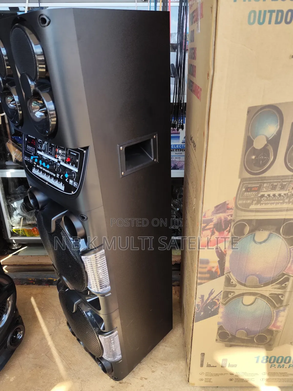 Super Bass Bluetooth Speaker With 1 Wireless Microphone