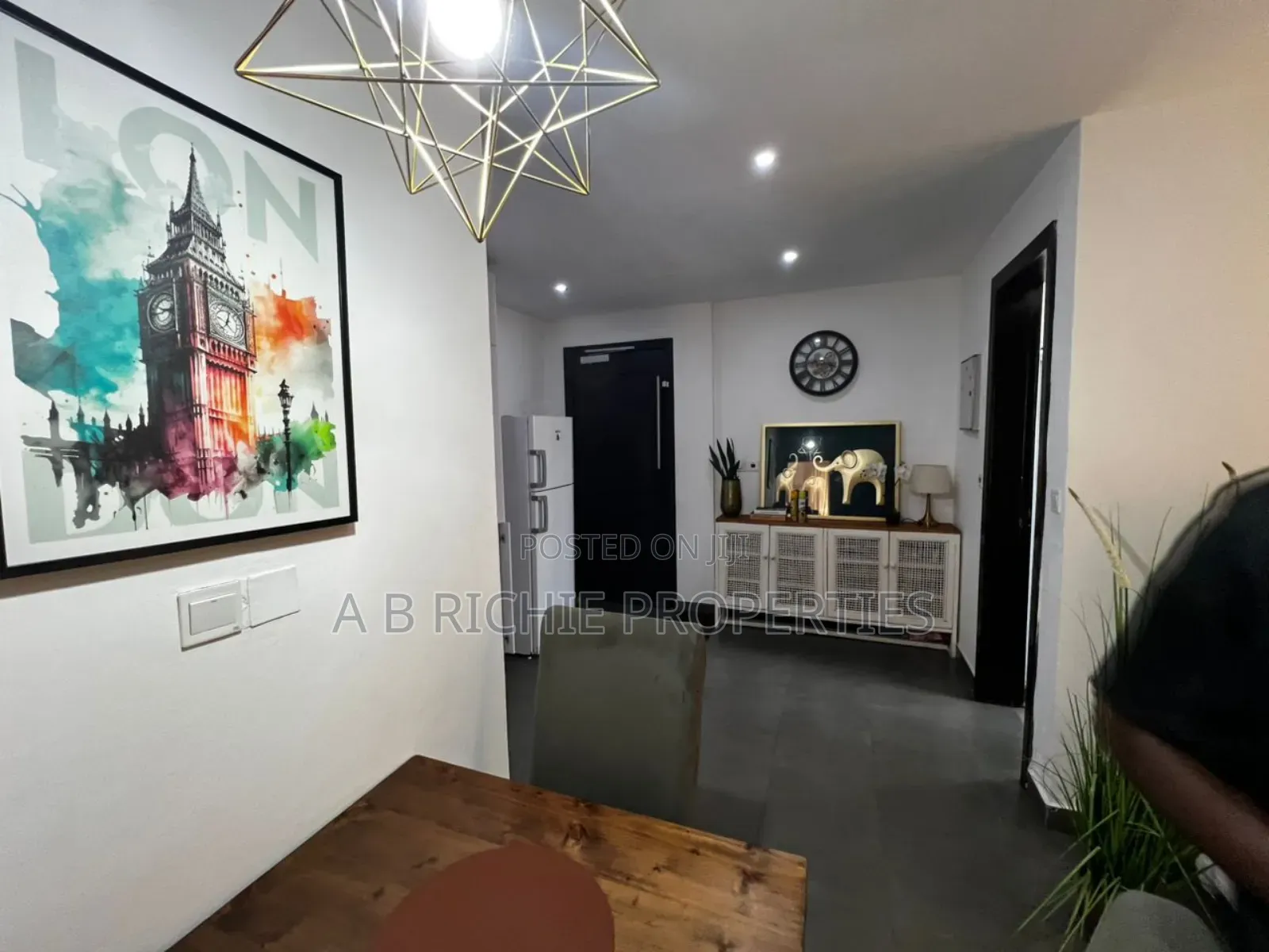 Furnished 1bdrm Apartment in Ab Richie Properties, Osu Ako-Adjei