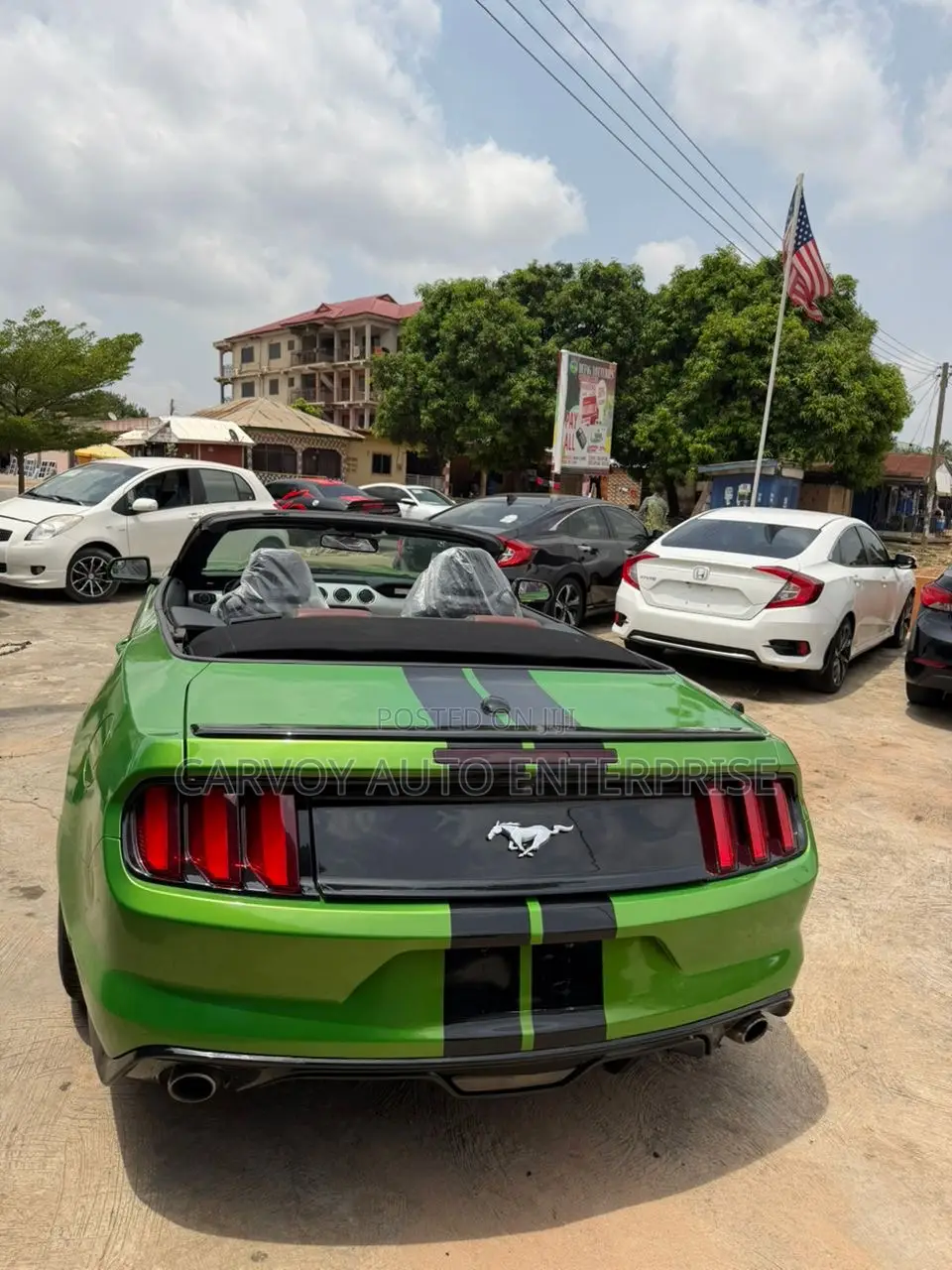 Ford Mustang V6 Convertible 2017 Green