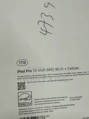 New Apple iPad Pro 13 (2024) 1 TB Black