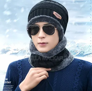Winter Hat With Scarf