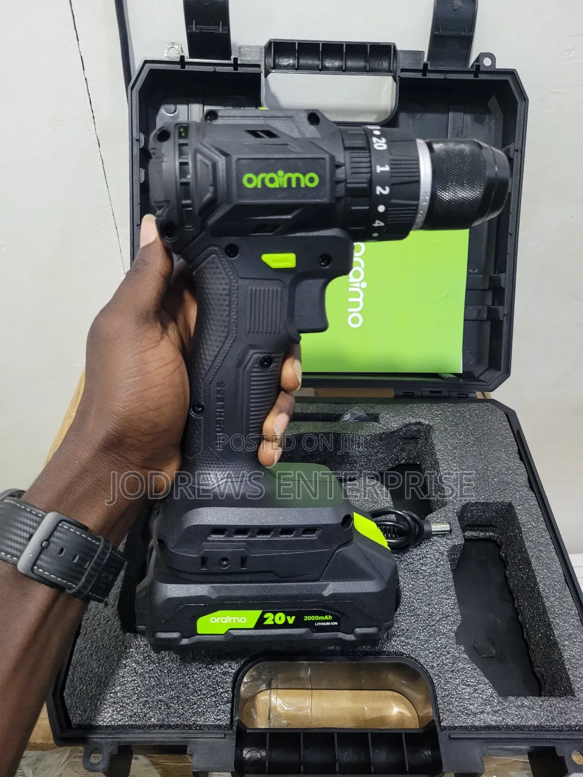 Oraimo Maxdrill 20v Cordless Versatile Power Drill Driver