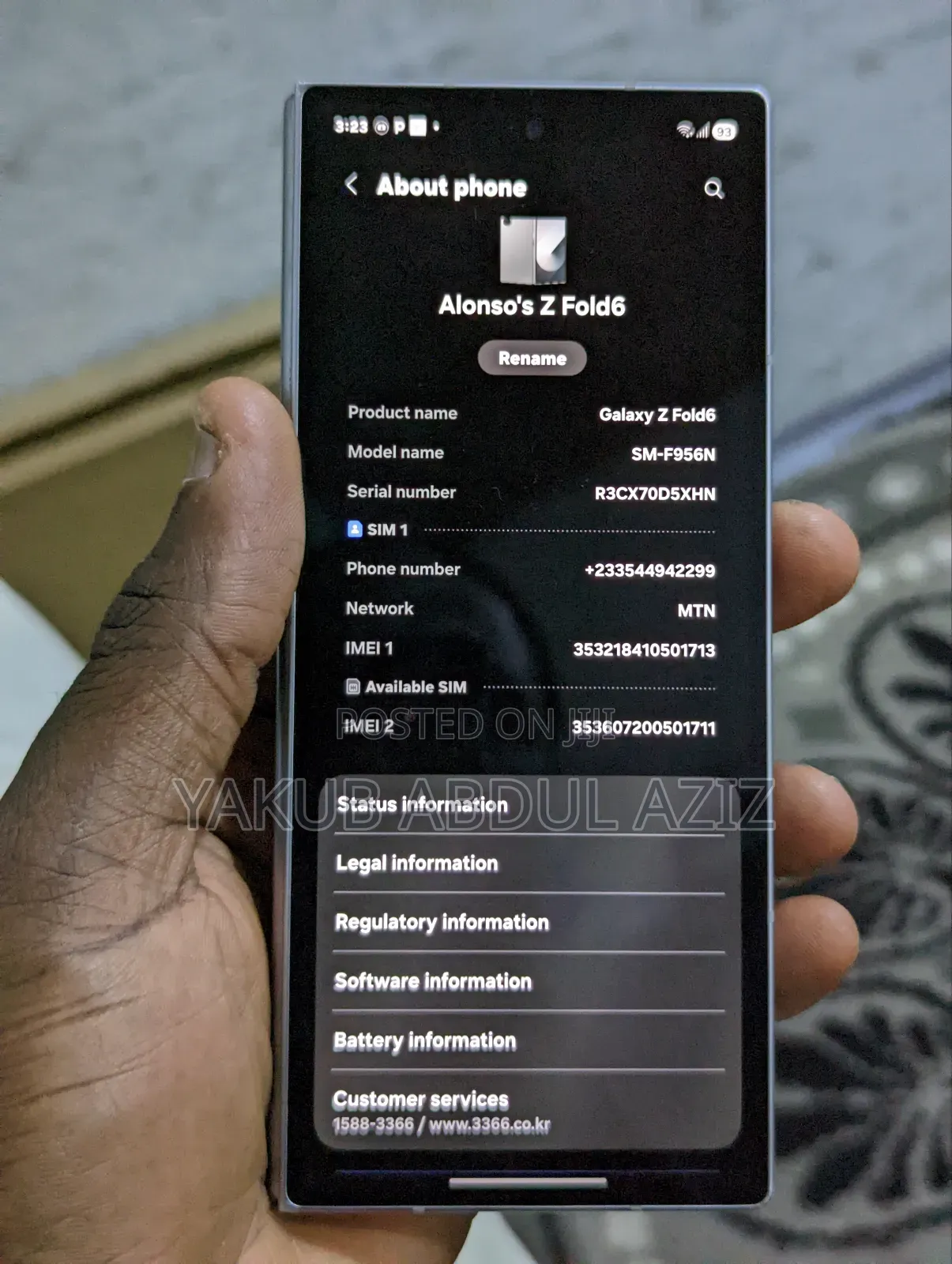Samsung Galaxy Z Fold6 512 GB Silver