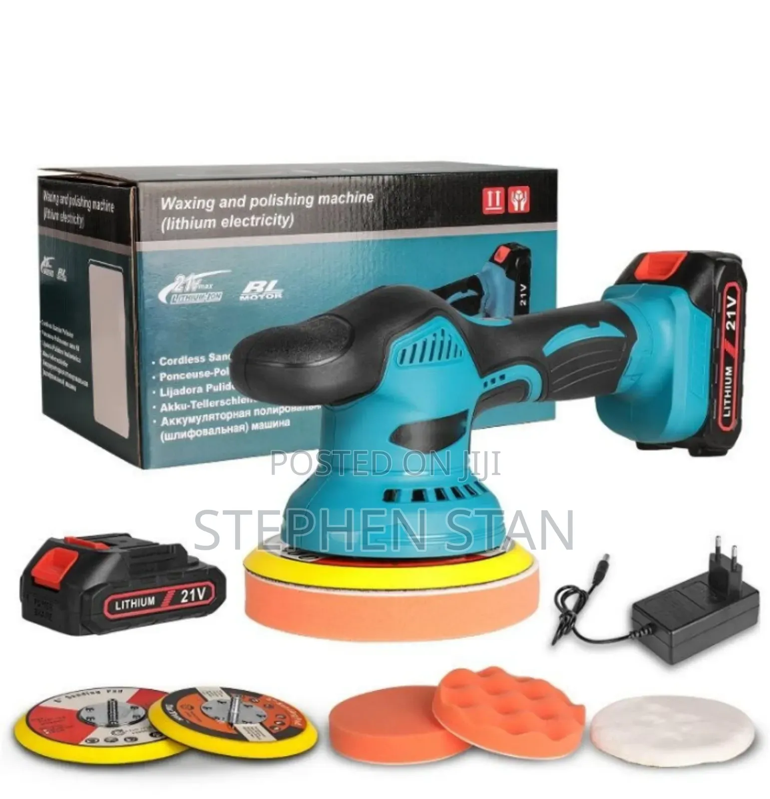 Wireless Handheld Car Waxing and Polishing Machine With Long-Lasting