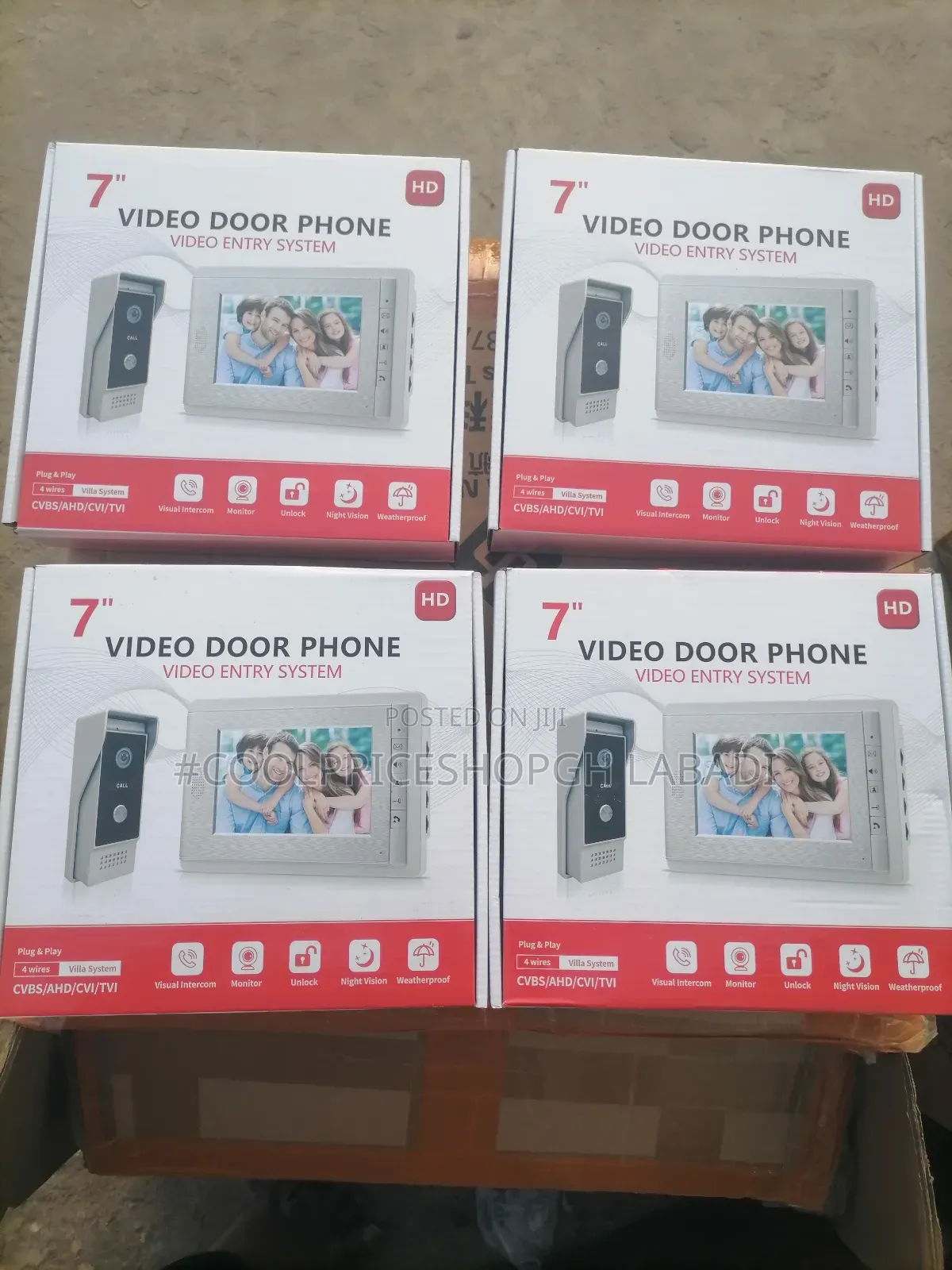 Video Intercom Doorbell 7''tft Door Phone System
