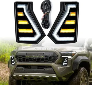 Led DRL Daytime Running Lights Fog for Light for Toyota Tacoma 2024