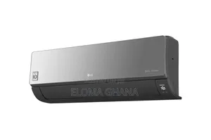 Sleek Black Lg Artcool Dual Inverter 1.5hp Split Air Conditioner.