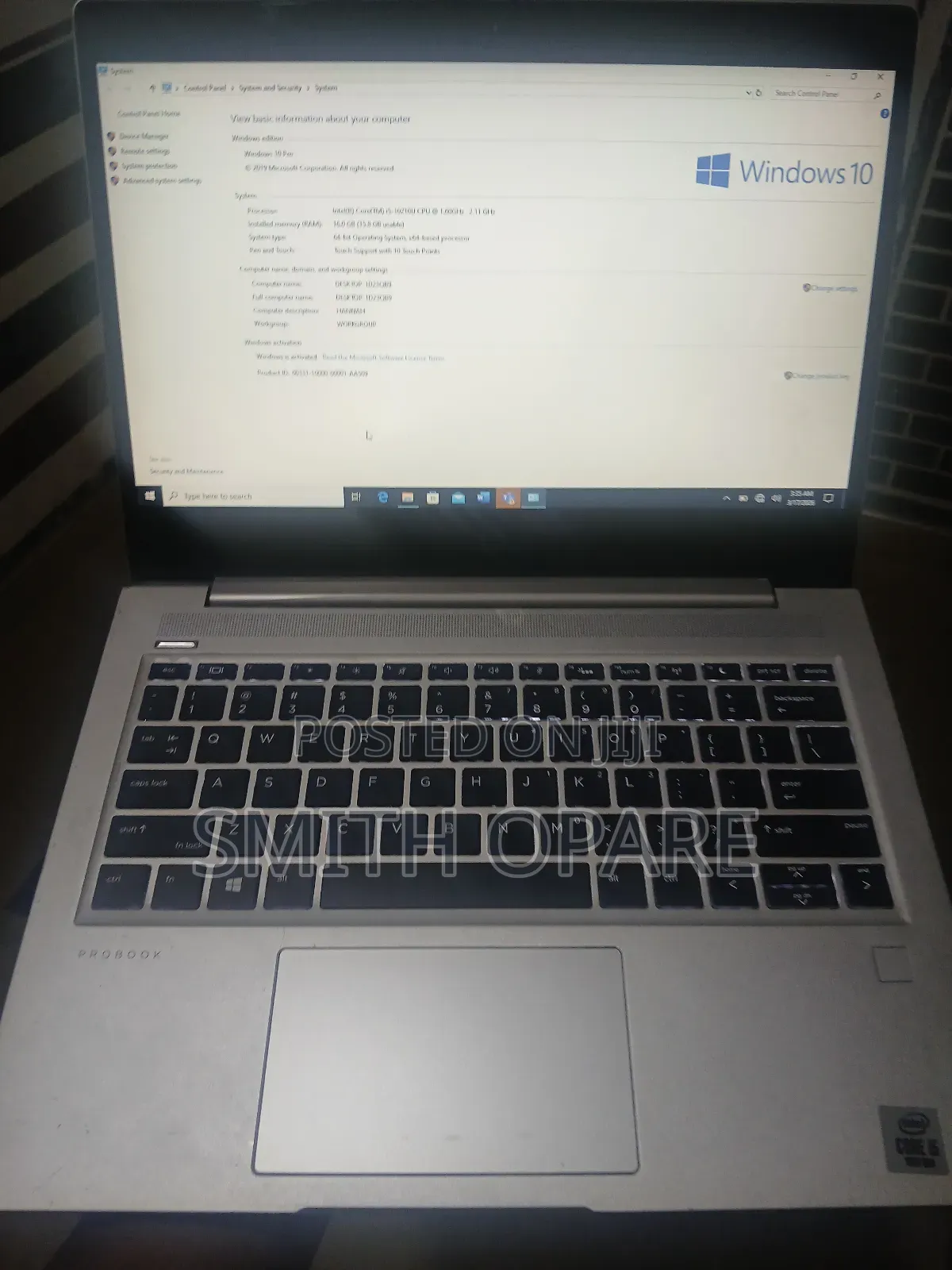 Laptop HP ProBook 430 G7 16GB Intel Core i5 SSD 256GB