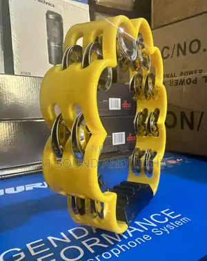 21.5cm Plastic Handle Tambourine