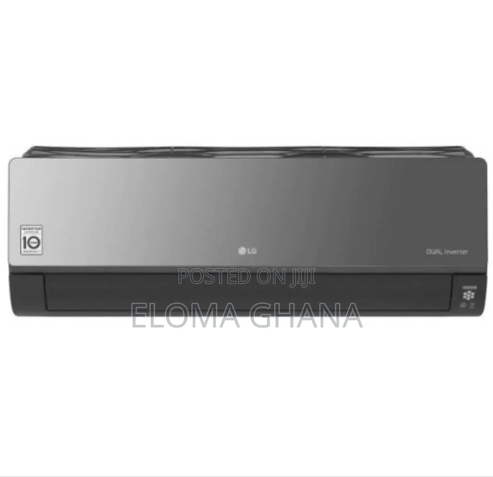 Sleek Minimalist Mirror Lg Artcool Dual Inverter Air Conditioner.