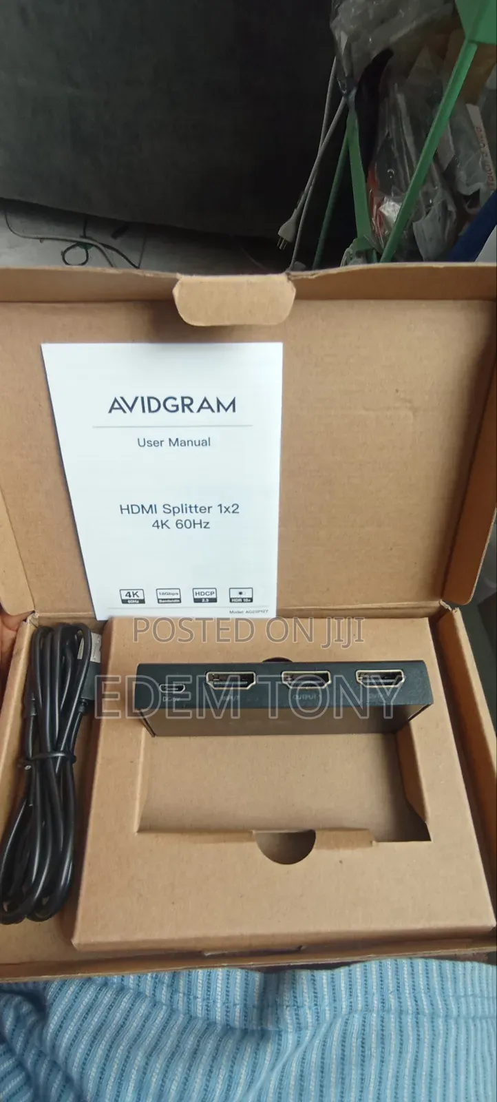 Avidgram 3port Hdmi Splitter 1x2