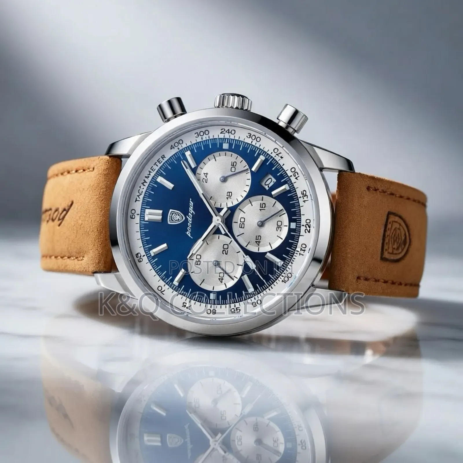 Poedagar Top Brand Men's Quartz Watch Waterproof Luminous Chronograph