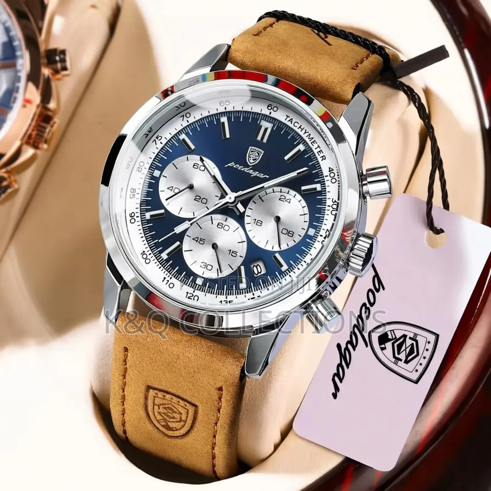 Poedagar Top Brand Men's Quartz Watch Waterproof Luminous Chronograph