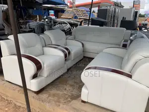 Antique Sofa Set With a Beautiful Wooden Design and a Center Table