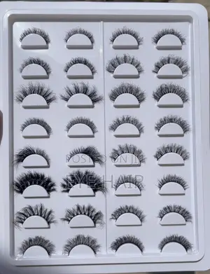 Assorted Human Hair Strip Mink Lashes . Bridal Set