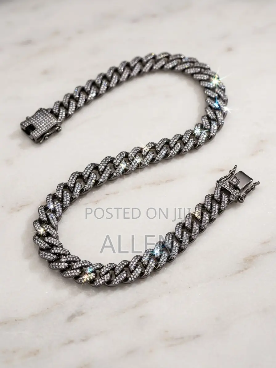 Exclusive Black Ice Cuban Link Chain – Heavy VVS Shine