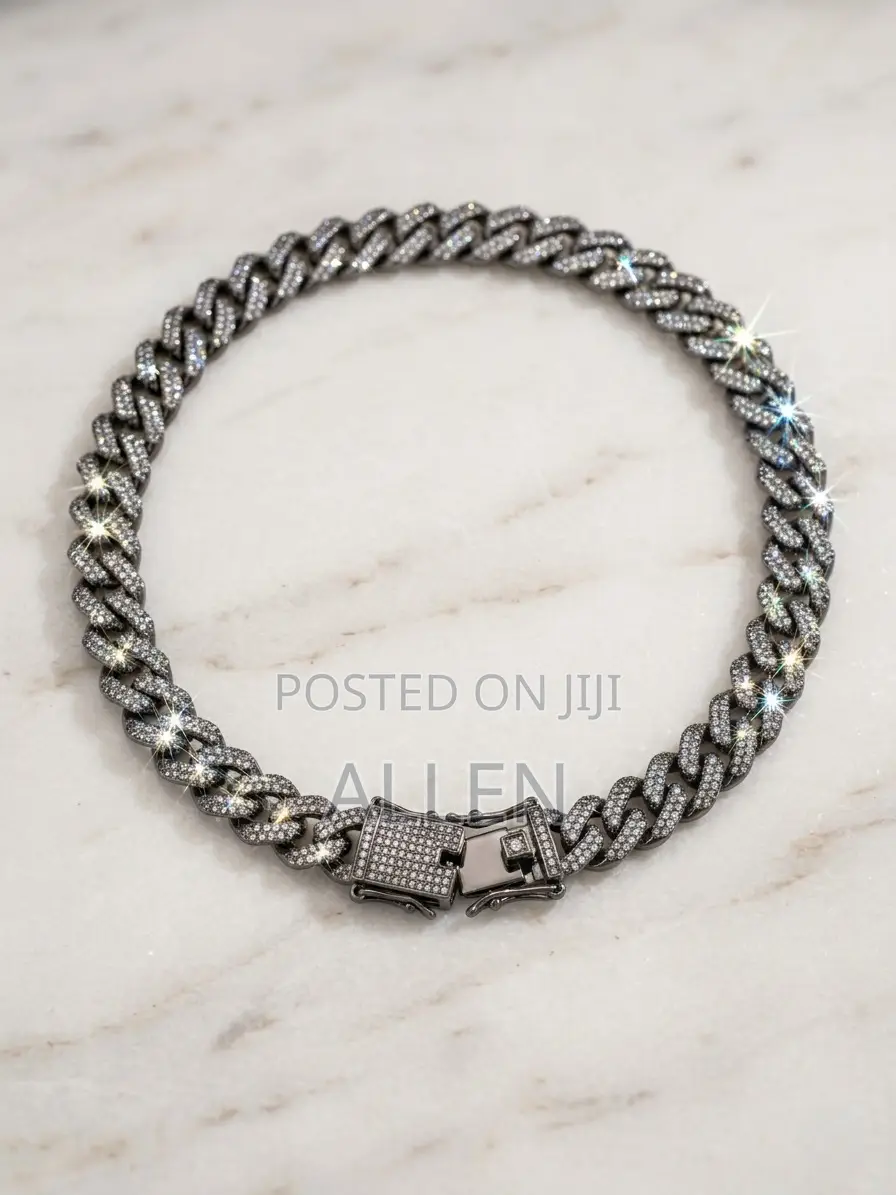 Exclusive Black Ice Cuban Link Chain – Heavy VVS Shine