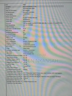 Desktop Computer HP Envy 48GB Intel Core i9 SSD 2T
