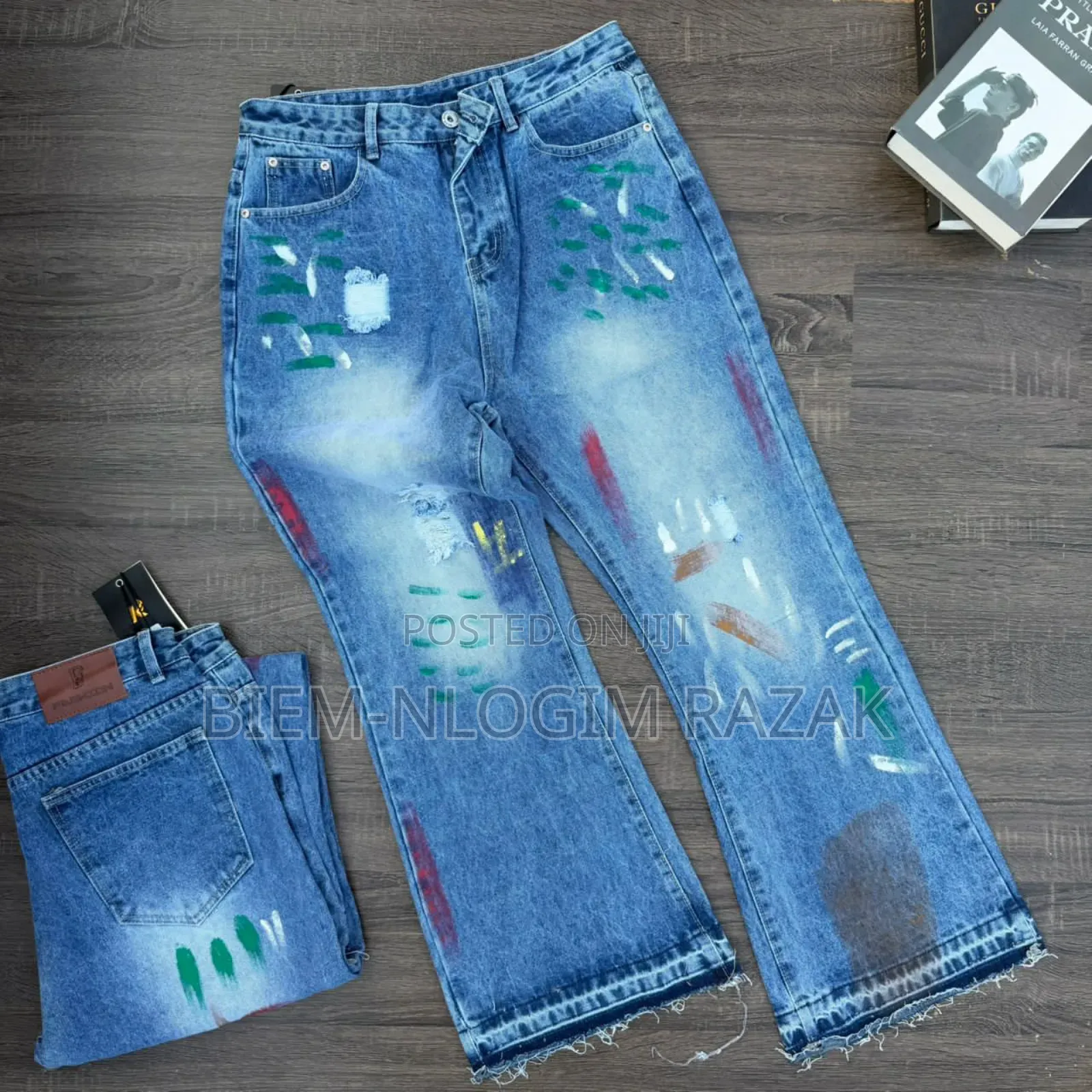 Traptar N Armani Vintage Baggy Jeans Available in Stock