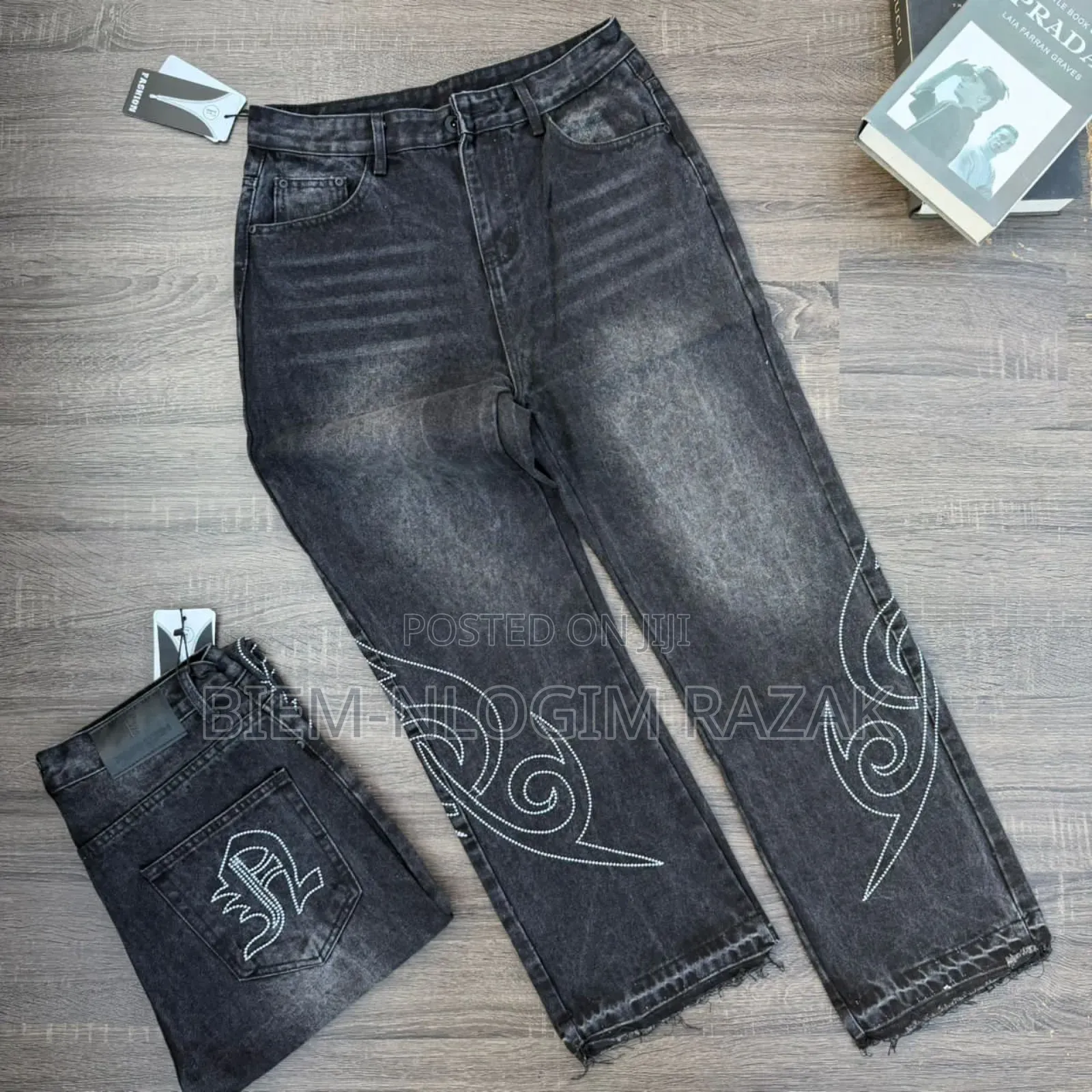 Traptar N Armani Vintage Baggy Jeans Available in Stock