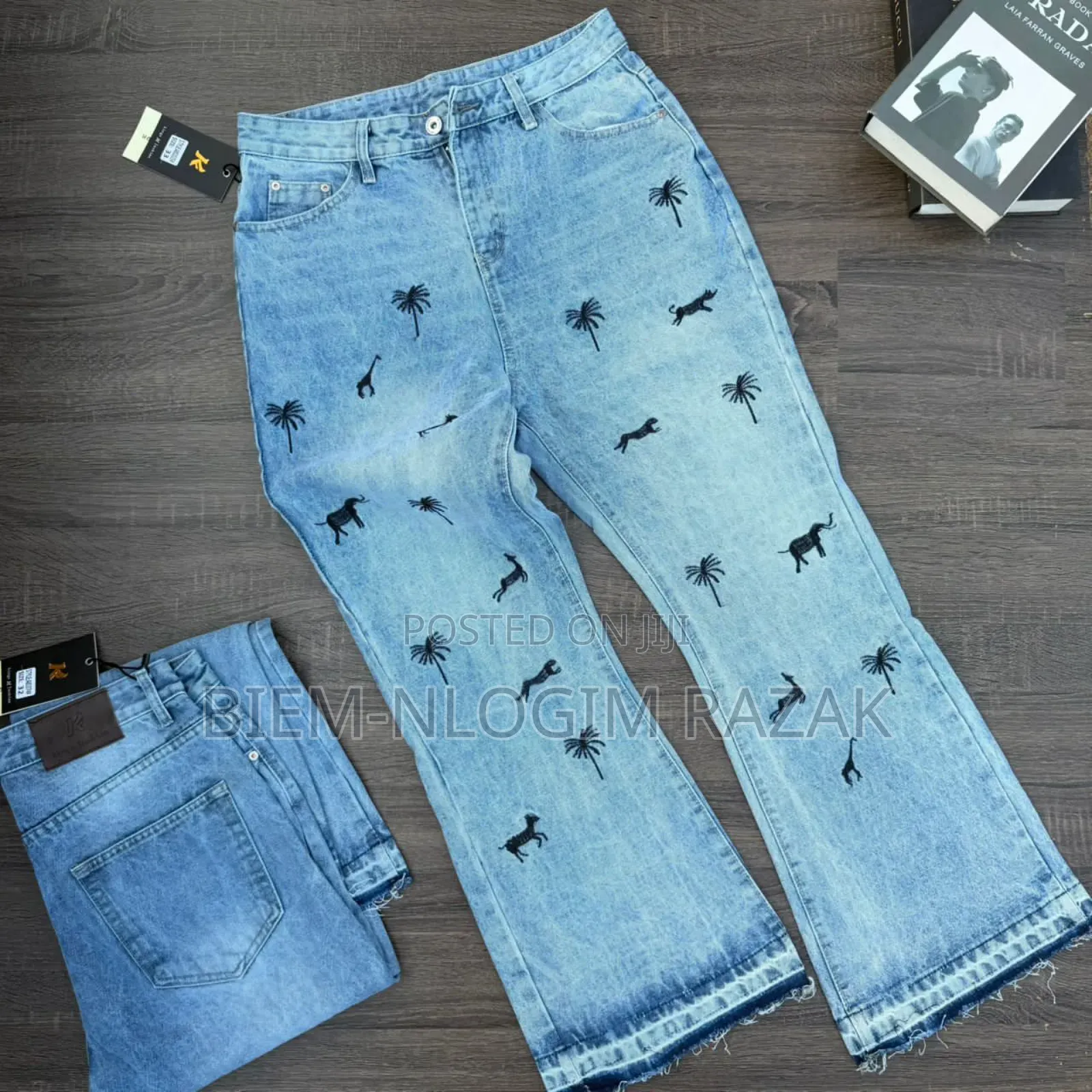 Traptar N Armani Vintage Baggy Jeans Available in Stock