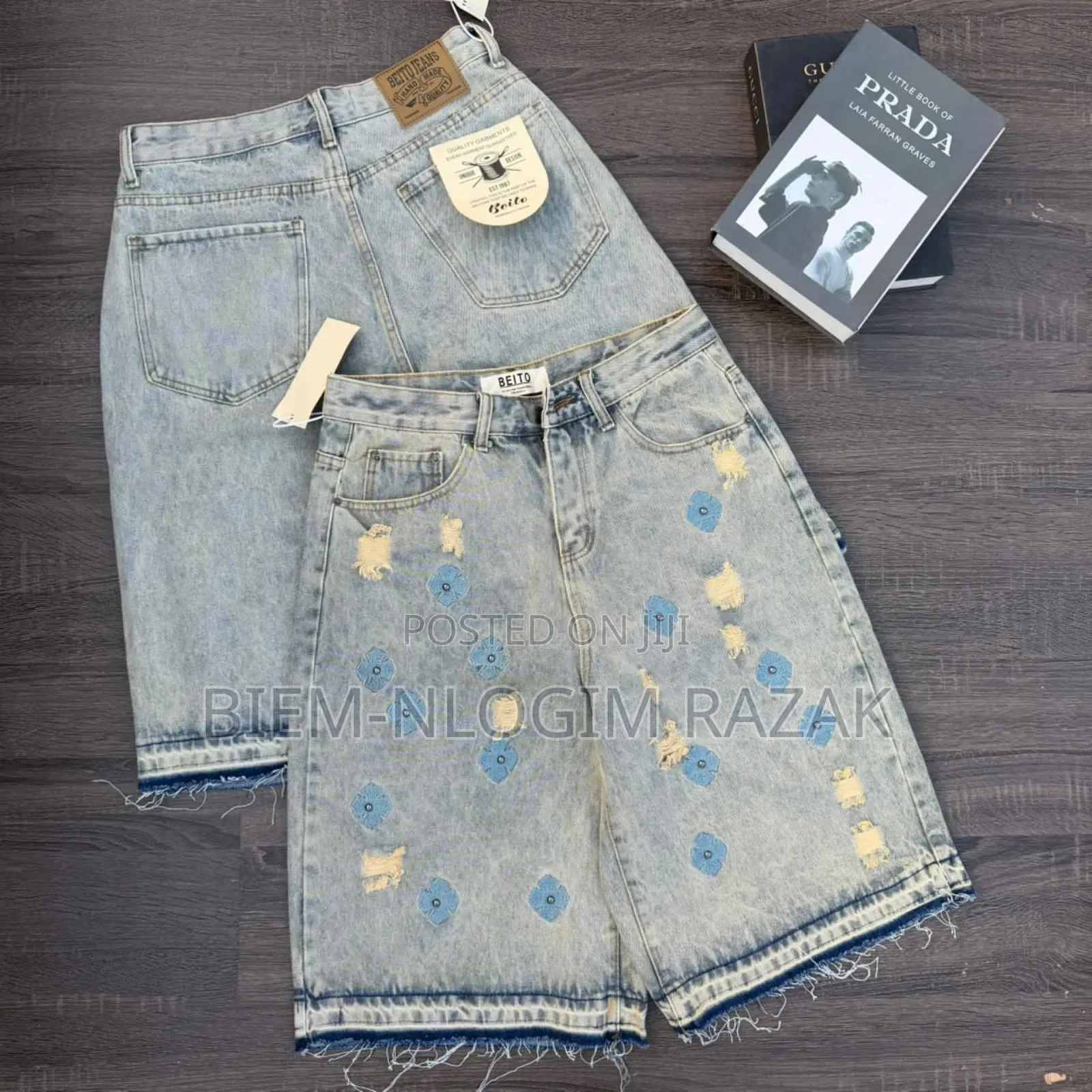 Traptar N Armani Vintage Baggy Jeans Available in Stock