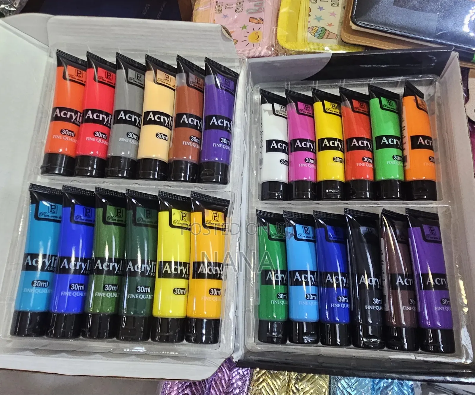 Acrylic Paints 24 Colours