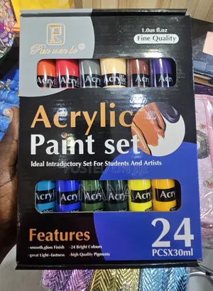 Acrylic Paints 24 Colours