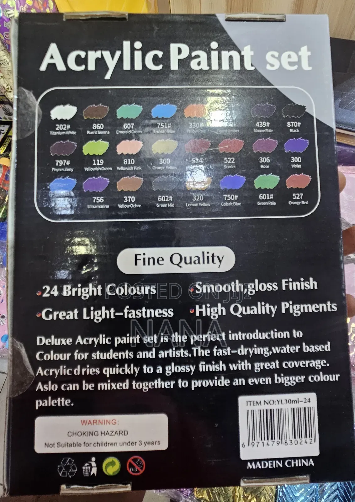 Acrylic Paints 24 Colours