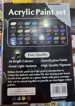 Acrylic Paints 24 Colours