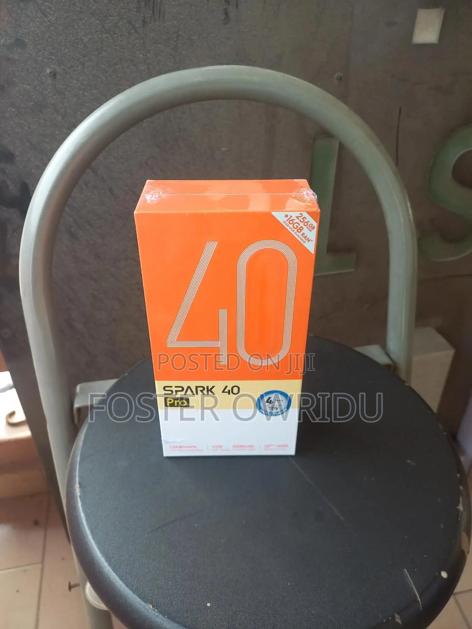 New Tecno Spark 40 Pro 256 GB Gray